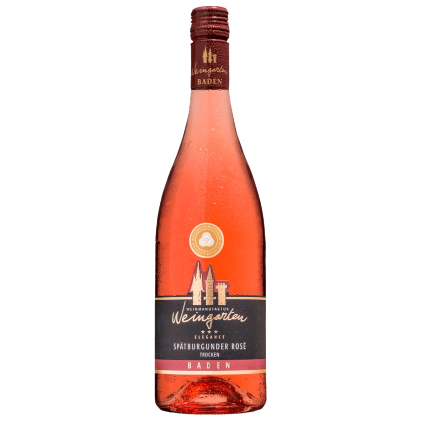 Weinmanufaktur Weingarten Elegance Spätburgunder Rosé QbA trocken 0,75l